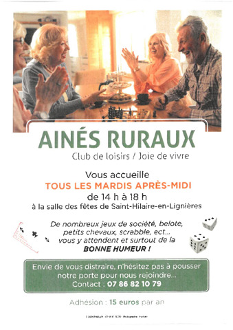 Club de loisirs / Joie de vivre